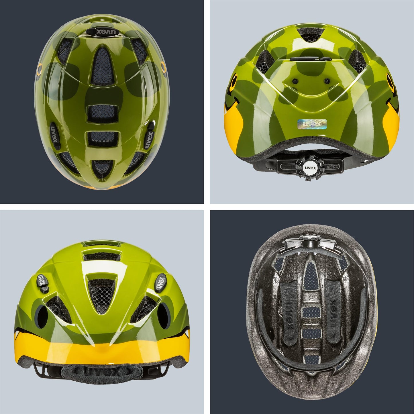 uvex Kid 2 - Lightweight bicycle helmet for children - individual size adjustment - expandable with LED light 