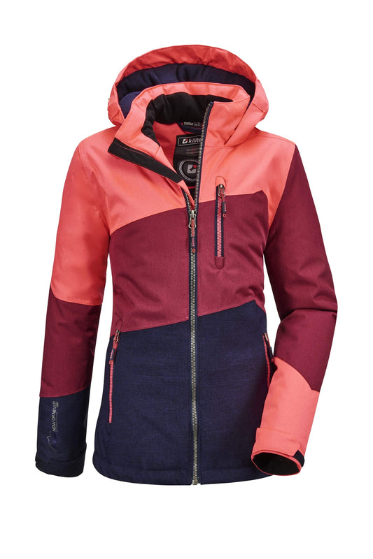 killtec Girls' Lynge Grls Jckt B Functional Jacket with Hood 