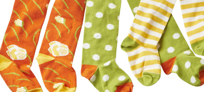 wellyou Children's Tights Girls & Boys - Set of 3 Baby Tights with Pattern - Colourful Cotton Tights Made of Oeko-Tex Certified Materials (Size 62-146)