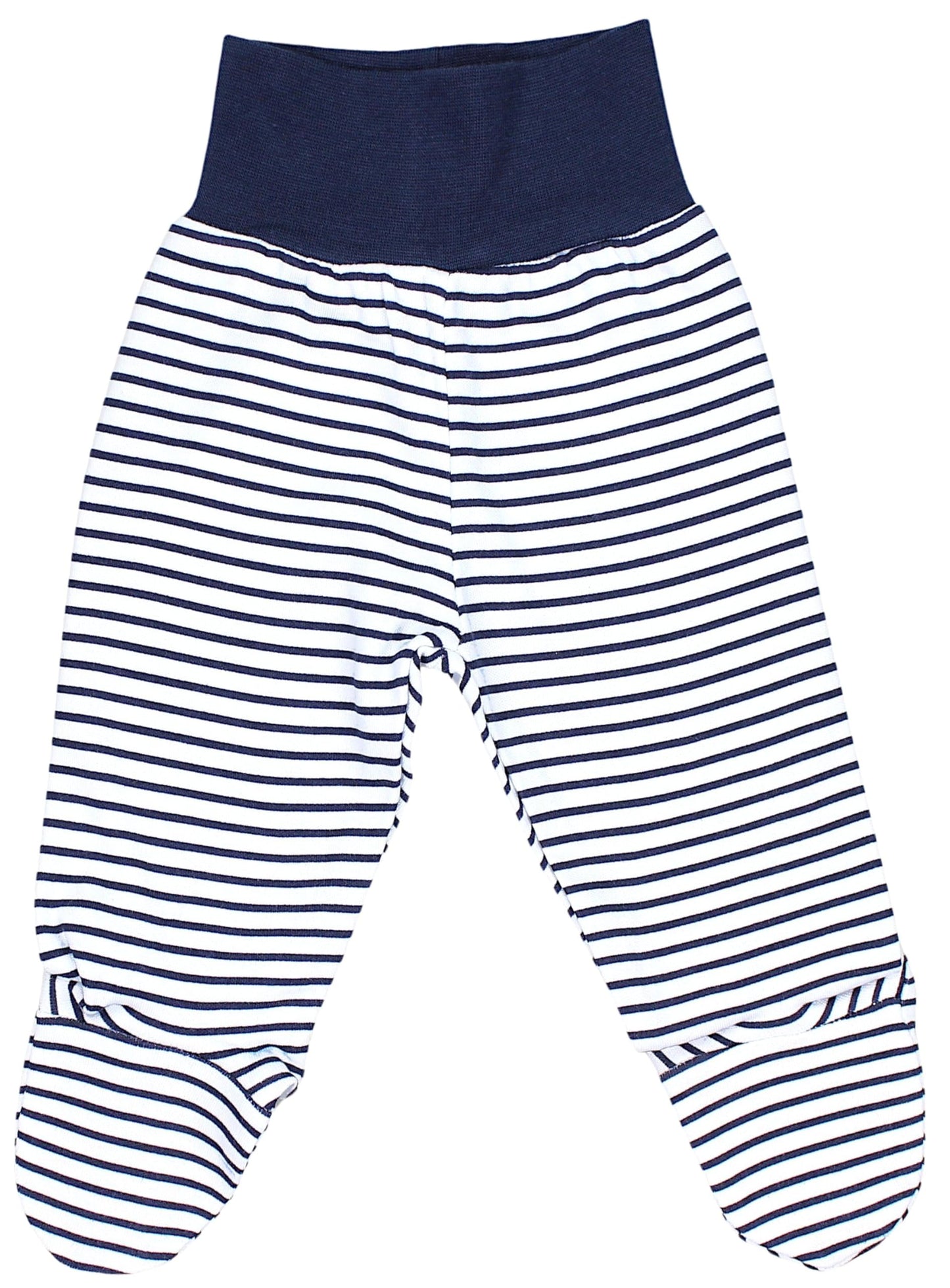 TupTam Pumphose Baby Jungen mit Fuß 3er Pack – Weiche Baby Hose aus Baumwolle mit Komfortbund