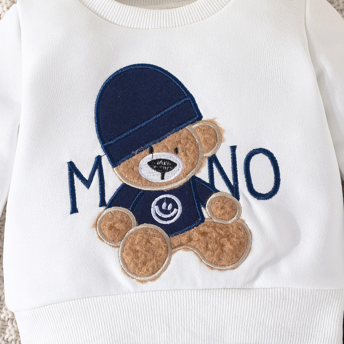 Kleinkind Baby Jungen Outfit Farbblock Brief Druck Sweatshirt Top + Einfache Hose Baby Herbst Frühling 2-teilige Kleidung Set