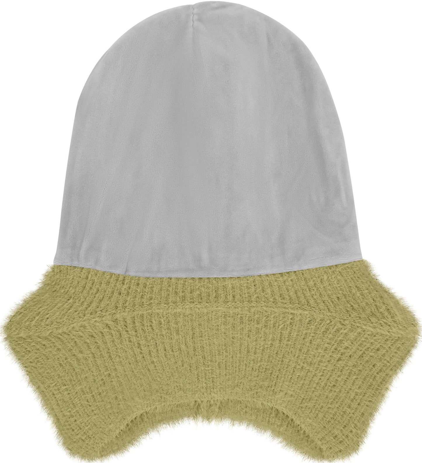 ATNKE Kinder LED Beleuchtete Ohrenklappen Mütze mit Licht,USB Wiederaufladbare 4 LED Laufmütze Stirnlampe Winter Warm Fleece Gefüttert Strick Mütze Geschenke für Jungen und Mädchen