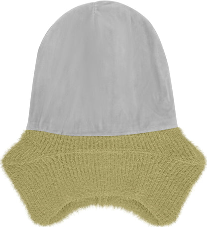 ATNKE Kinder LED Beleuchtete Ohrenklappen Mütze mit Licht,USB Wiederaufladbare 4 LED Laufmütze Stirnlampe Winter Warm Fleece Gefüttert Strick Mütze Geschenke für Jungen und Mädchen