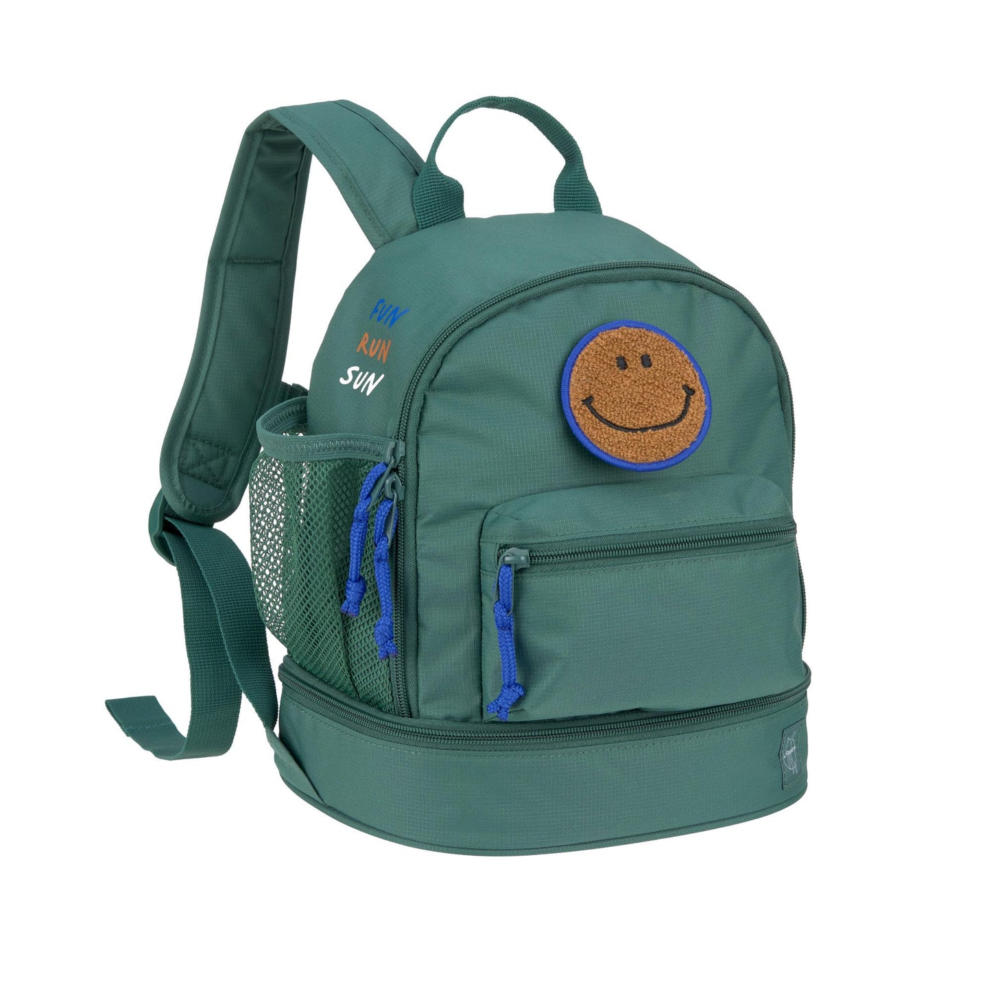 LÄSSIG Children's Backpack Nursery Bag with Chest Strap 6.5 L from 3 Years, Adventure Tractor, Kids Backpack