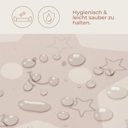 Ceba Baby® weiche Wickelauflage 50x70 cm - Baby Wickelunterlage - Wickeltischauflage für Junge und Mädchen - Wasserdicht, abwaschbar - OEKO-TEX® Standard 100 - Made in EU - Waldfreunde