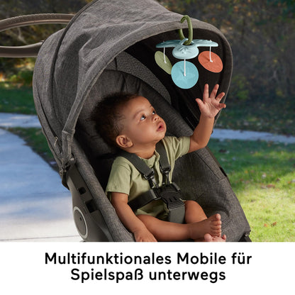 Fisher-Price Tierfreunde Kontrast-Spieldecke, Spielbogen, mit Musik und Licht, Krabbeldecke für Baby, zum Spielen im Bauchlage, Baby Ausstattung, ab Geburt, HPF39
