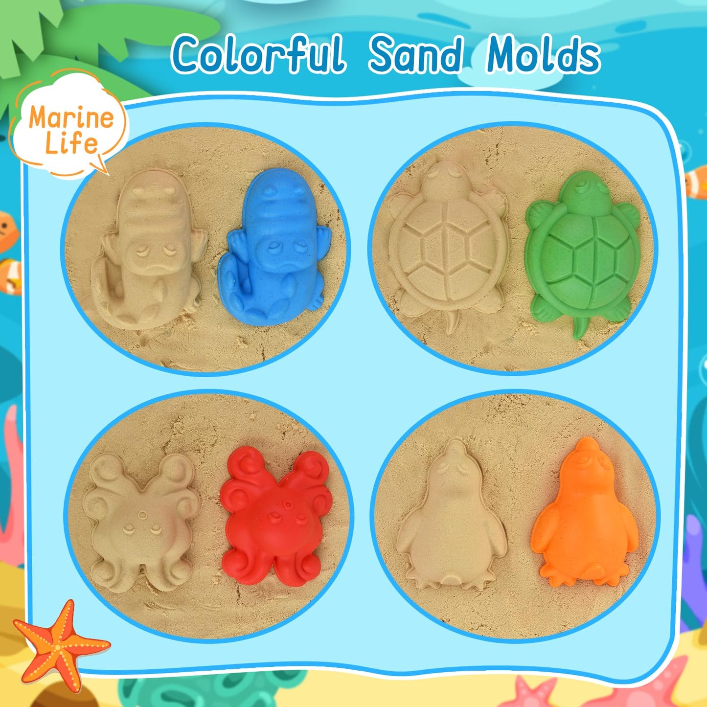 Fegalop Sand Toy Set for Girls 31 Pieces, Sandpit Toy Beach Toy with Folding Bucket, Beach Toy Children with 5 Sand Shovel, Bucket, Sand Shapes, Sunglasses, Mesh Bag for Children