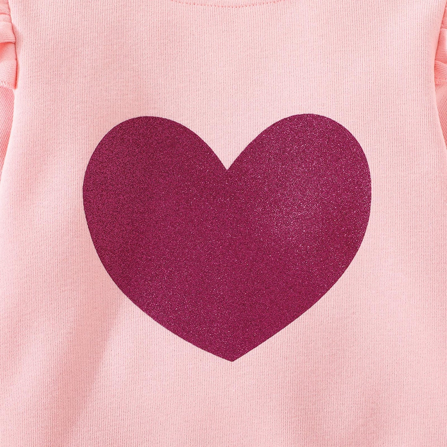 Mädchen Herz Pullover Baumwolle Kinder Valentinstag Sweatshirt Crew Neck Langarm Winter Kleidung Tops 2-7 Jahre