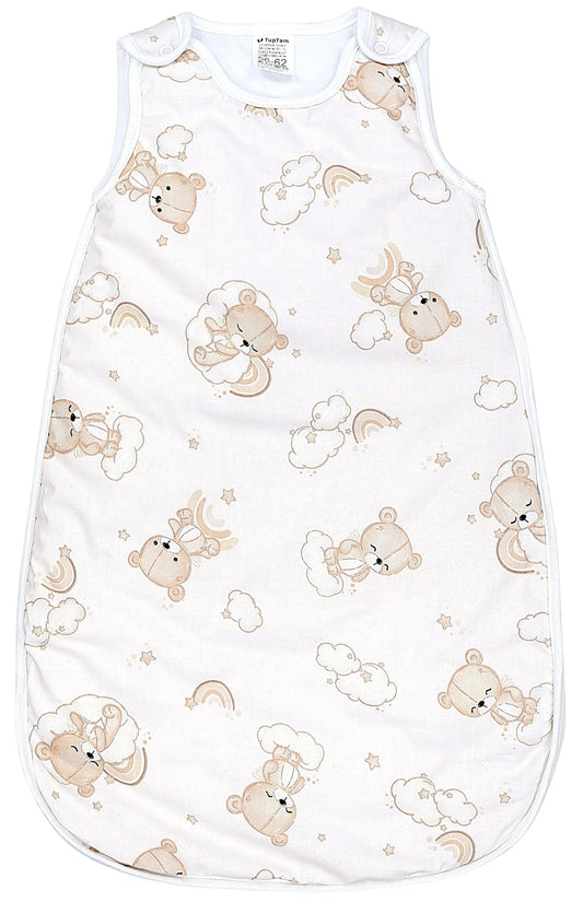 TupTam Baby Sleeping Bag 2.5 Tog - Oeko-Tex All-Year Sleeping Bag Children with Side Zip, Sleeveless