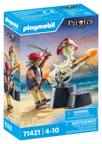 PLAYMOBIL | Pirates | Gefahr durch Riesenhai | Piratenspielzeug | Spielzeugfiguren | Spielzeug für Kinder ab 4 Jahren | 71793