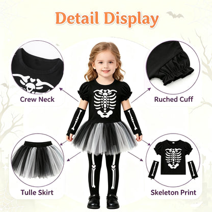 Halloween Kostüm Baby Fledermaus Skelett Strampler