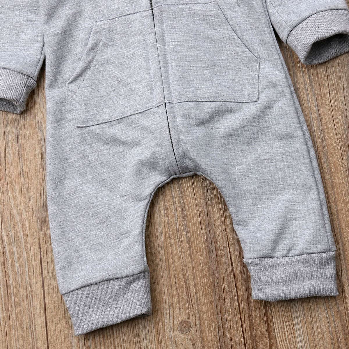 Baby Strampler Neugeborenen Herbst Winter Overall Kleinkind Tier Kostüm Overall mit Kapuze Langarm Bodysuit für Baby Mädchen Jungen Kuscheln