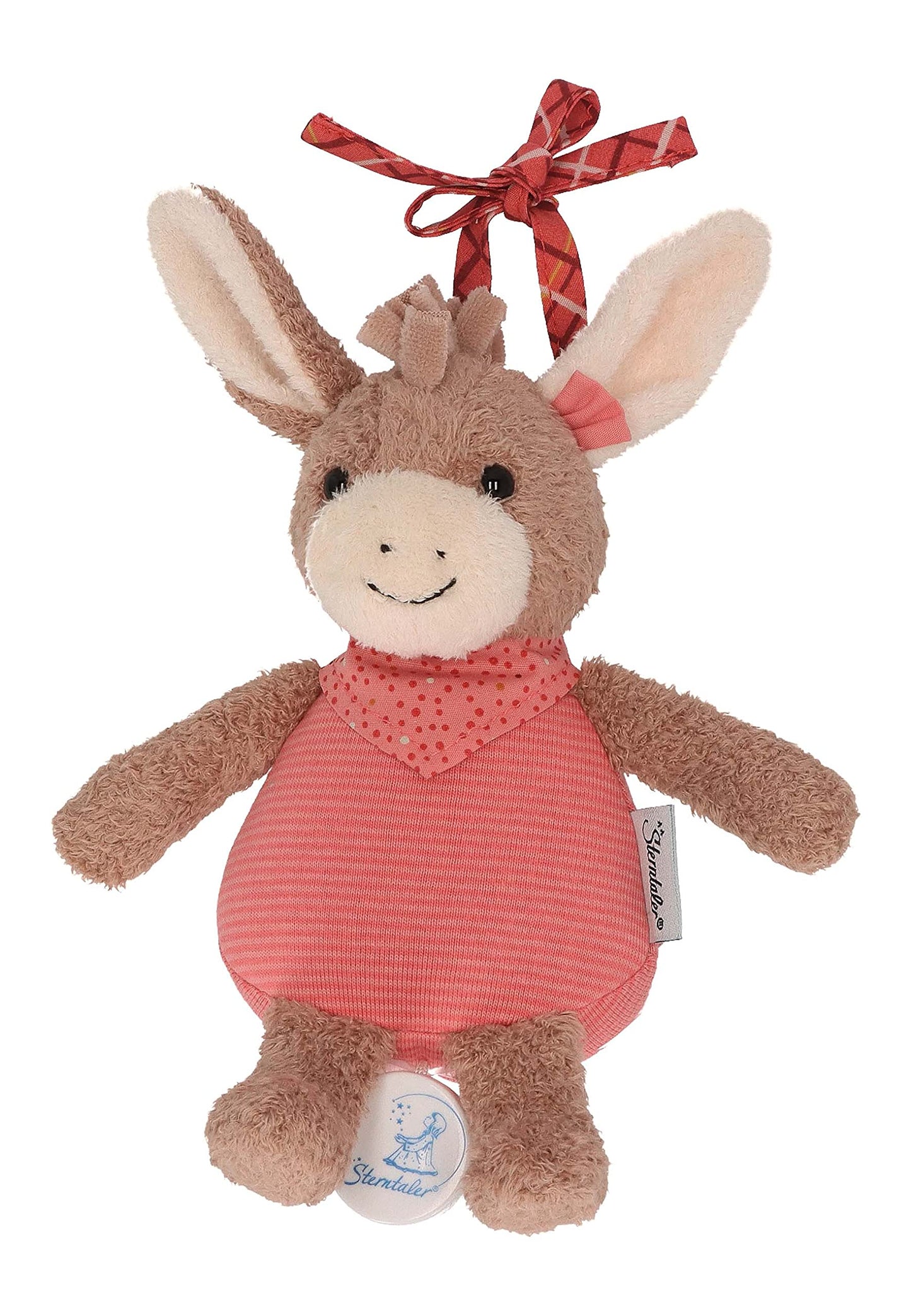 Sterntaler Emmi Girl Small Donkey Music Box Flora Rose