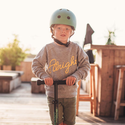 Scoot and Ride Baby Helmet with Adjustable Straps - Matte Finish - Small and Medium - Includes LED Safety Light and Soft Fleece Padding for Extra Protection