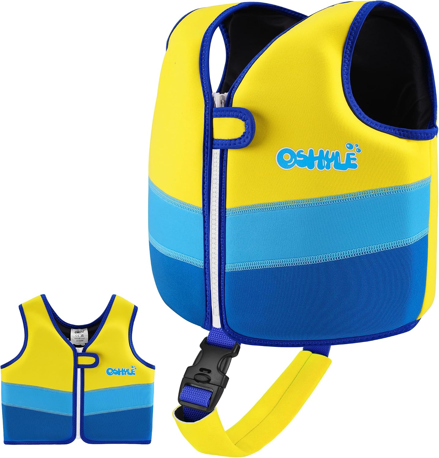 Schwimmweste Kinder, Neopren-Schwimmlernhilfe mit Sicherheitsgurt | SCHWIMMLERNHILFE FÜR KINDER