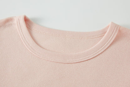 LOLPIP Mädchen Pyjamas 100% Baumwolle Schlafanzug für Kinder Schlafkleidung Langarm 4 Stück Set 1-12 Jahre