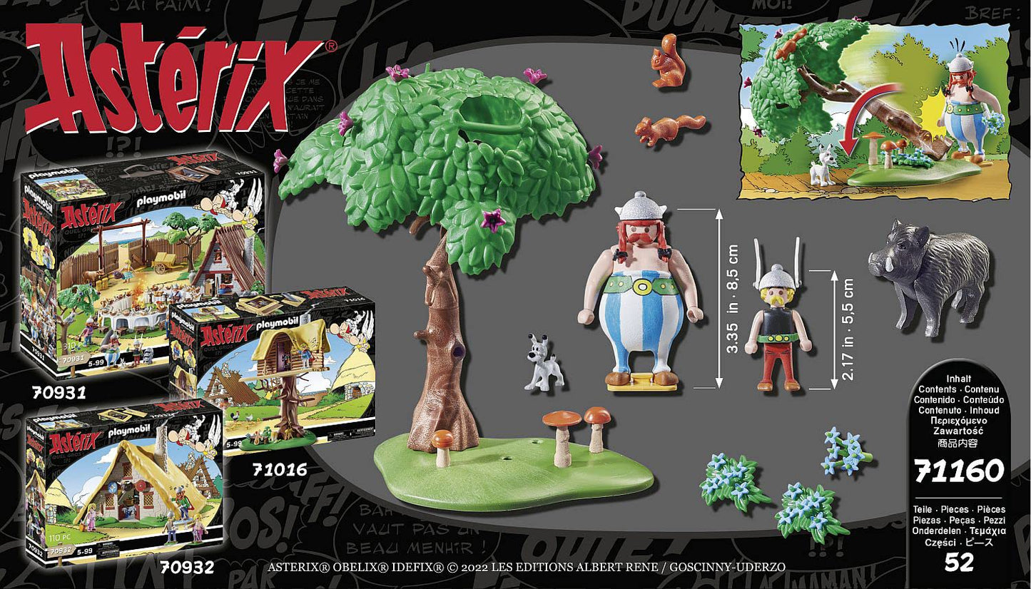 PLAYMOBIL Asterix 71542 Roman Camp, Exciting Conquest of the Camp by the Gauls, Includes Magic Potion for More Body Strength, Detailed Toy for Children from 5 Years