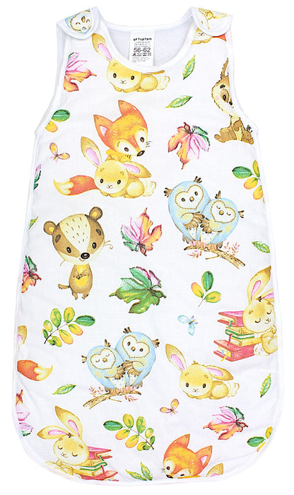 TupTam Baby Sleeping Bag 2.5 Tog - Oeko-Tex All-Year Sleeping Bag Children with Side Zip, Sleeveless