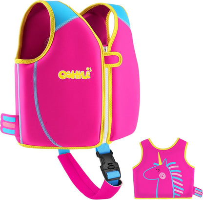 Schwimmweste Kinder, Neopren-Schwimmlernhilfe mit Sicherheitsgurt | SCHWIMMLERNHILFE FÜR KINDER