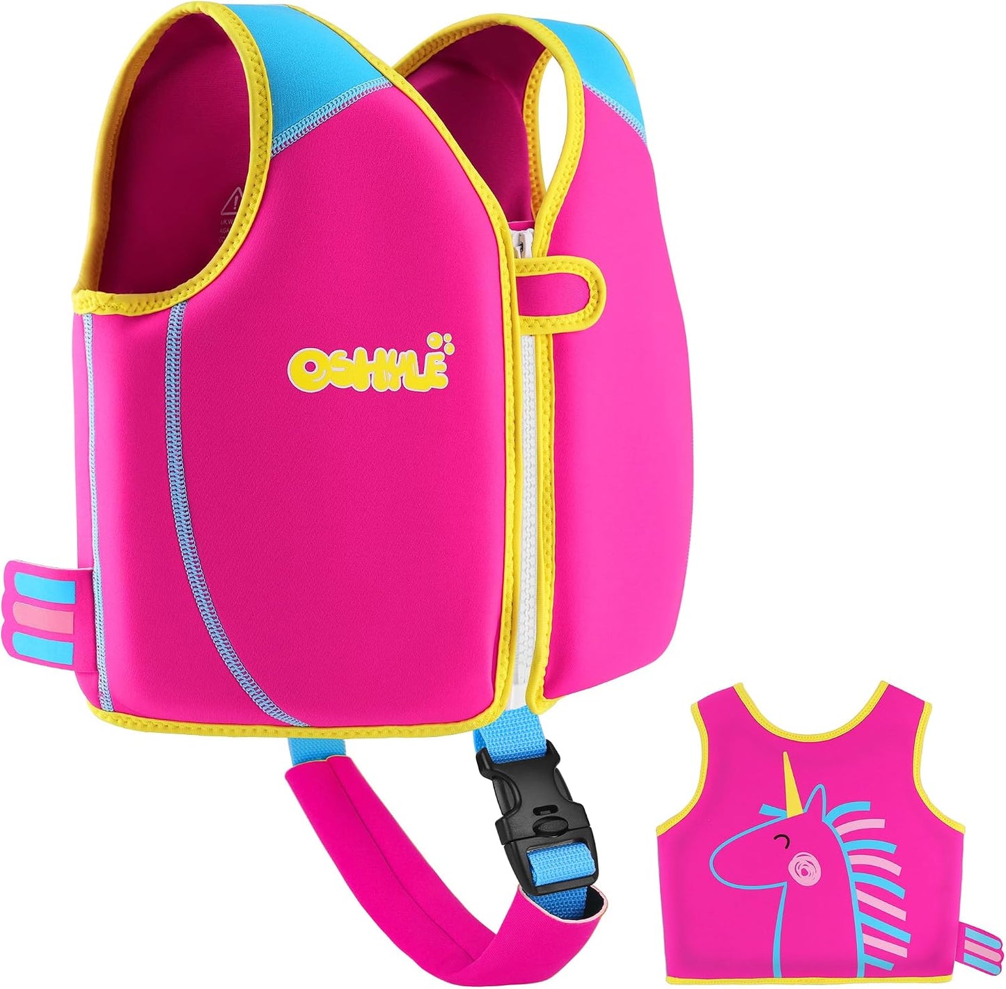 Schwimmweste Kinder, Neopren-Schwimmlernhilfe mit Sicherheitsgurt | SCHWIMMLERNHILFE FÜR KINDER