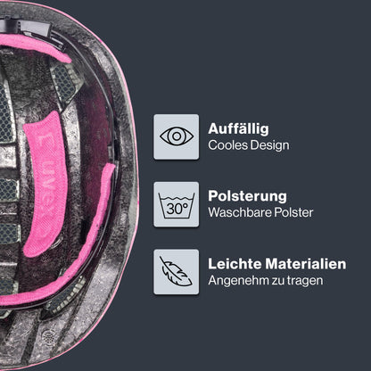uvex Kid 2 - Lightweight bicycle helmet for children - individual size adjustment - expandable with LED light 
