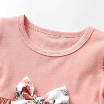 Joureker Baby Girls' Clothing Long Sleeve Ruffle Tops and Floral Printed Trousers Toddler Baby Girl Outfits Sets