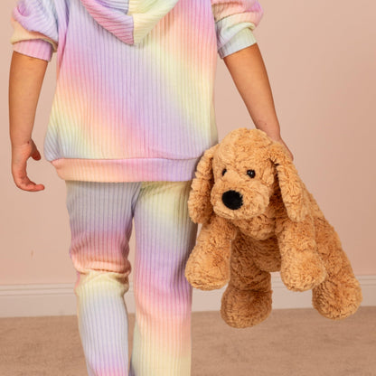 Teddy Hermann 92893 Schlenker-Hund 40 cm, Kuscheltier, Plüschtier