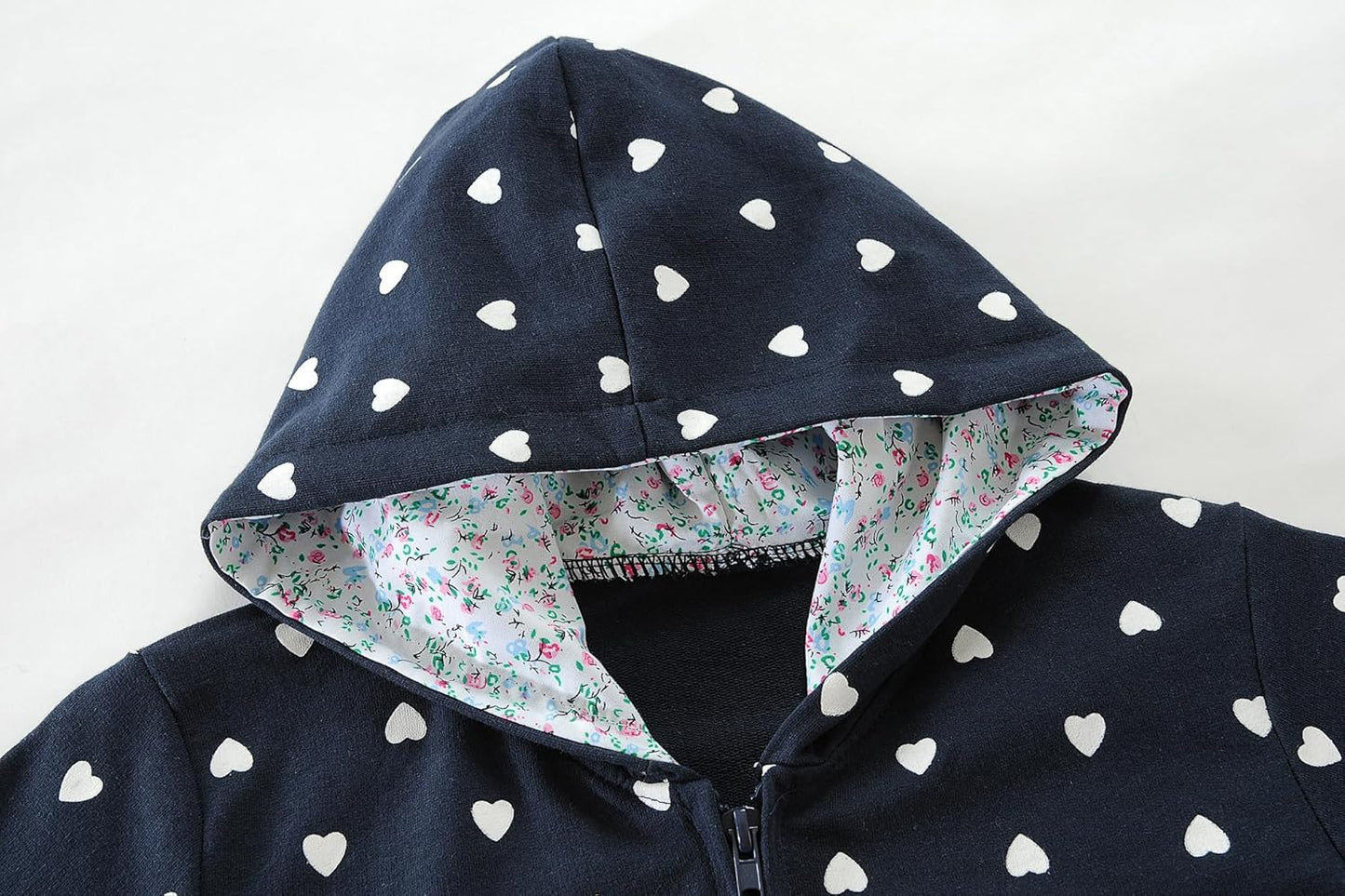 EULLA Children's Girls' Zip Up Hoodie Sweat Jacket Hooded Jacket Hooded Jacket Hoodie Long Sleeve Cotton Unicorn Pullover Hoodie Sweatshirt with Zip 92 98 104 110 116 122