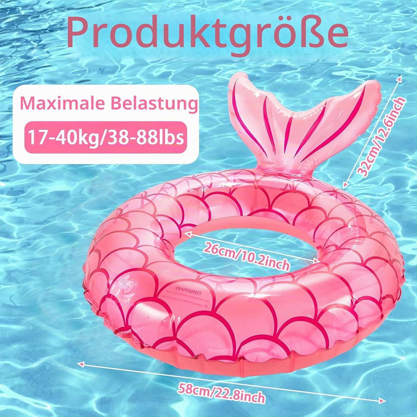 Baby Schwimmring, Baby Schwimmen Ring, Schwimmhilfe mit Schwimmsitz, Schwimmreifen für Kleinkind von 6 Monate bis 48 Monate, Schwimmlernhilfe für Mädchen und Jungs