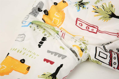 Chilsuessy Baby Sleeping Bag Winter, Removable Sleeves, Warm Lined 3.5 Tog Winter Sleeping Bags, Boys/Girls Sleeping Bag for Toddlers from 6 Months to 6 Years