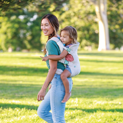 Infantino Flip Advanced 4-in-1 Babytrage, Ergonomisch, Umwandelbar, mit Blickrichtung Nach Innen und Außen, Vorne und Hinten Tragbar für Neugeborene bis Kleinkinder von 3,6-14,5 kg, Grau
