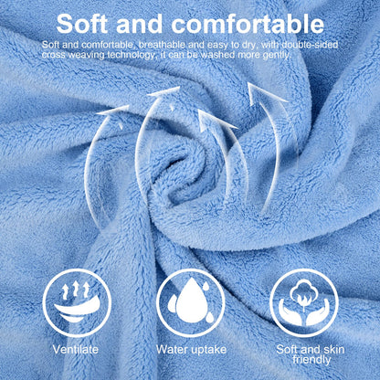Daelesr Hooded Bath Poncho for Kids, Poncho Towel Toddler New Born Baby Towel 85 x 150cm, Baby Bath Towels for Boys Girls (Green Frog) 