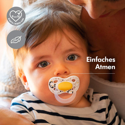 Medela Baby Original Schnuller – Für Babys von 0-6 Monaten – 2 Stück