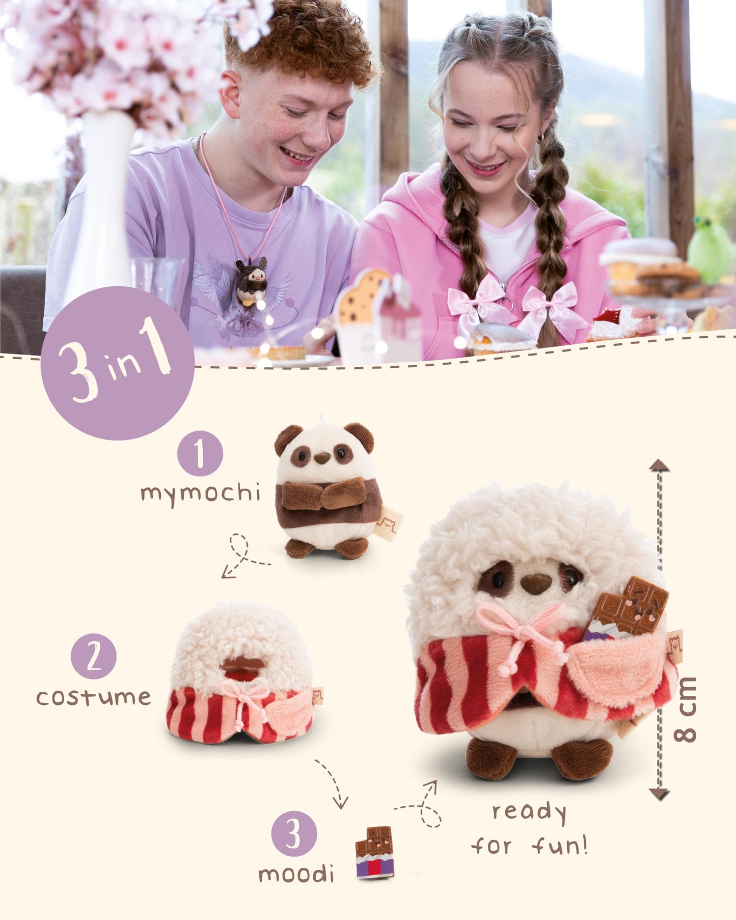NICI Kuscheltier Küken Tschieps 8cm mit Chilisoße & Hähnchenkeulekostüm in Geschenkbox - gelb - Stofftier aus weichem Plüsch, Plüschtier zum Kuscheln und Spielen, für Kinder & Erwachsene - 61653