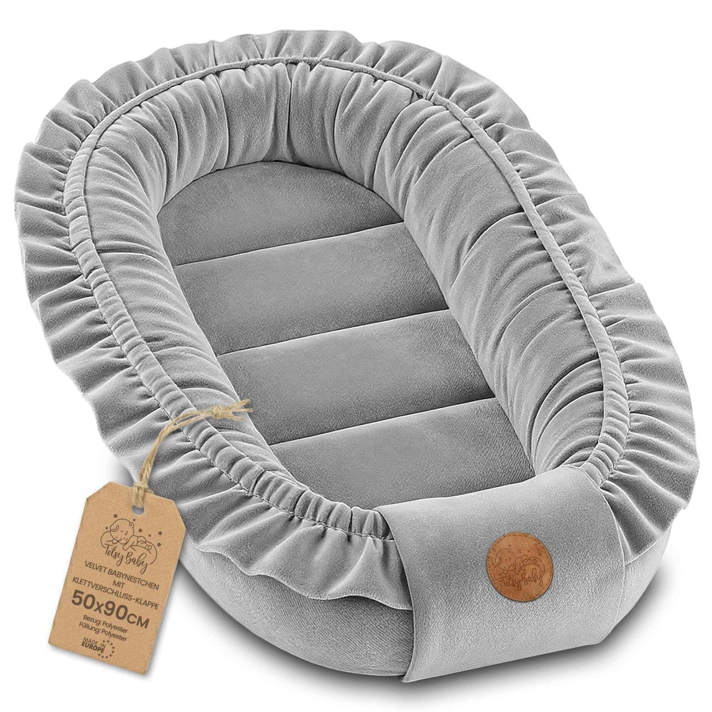 Nestchen Baby - Babynestchen Neugeborene Minky Babynest für Kinderbett Vielseitiges tragbar Nest kuschelnest zubehör für babybett warm Winter coccon Teddybären