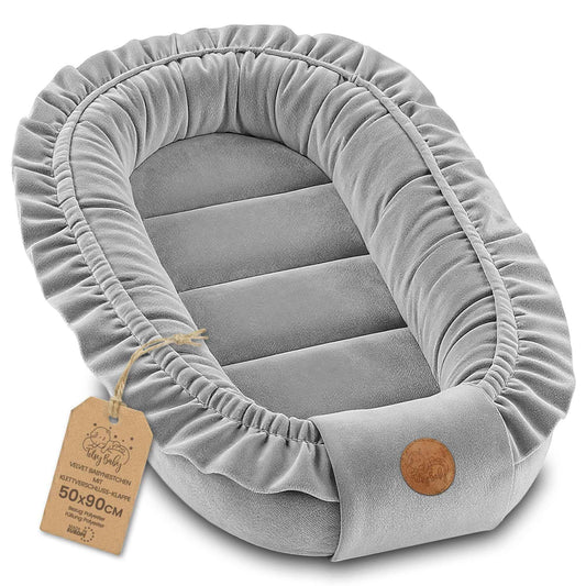 Nestchen Baby - Babynestchen Neugeborene Minky Babynest für Kinderbett Vielseitiges tragbar Nest kuschelnest zubehör für babybett warm Winter coccon Teddybären