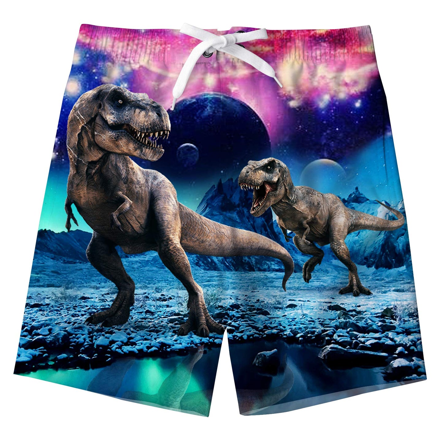 Fanient Badehose für Jungen lustige 3D Gedruckt Grafik Schnelltrocknend Beachwear Sport Laufen Badebekleidung Boardshorts