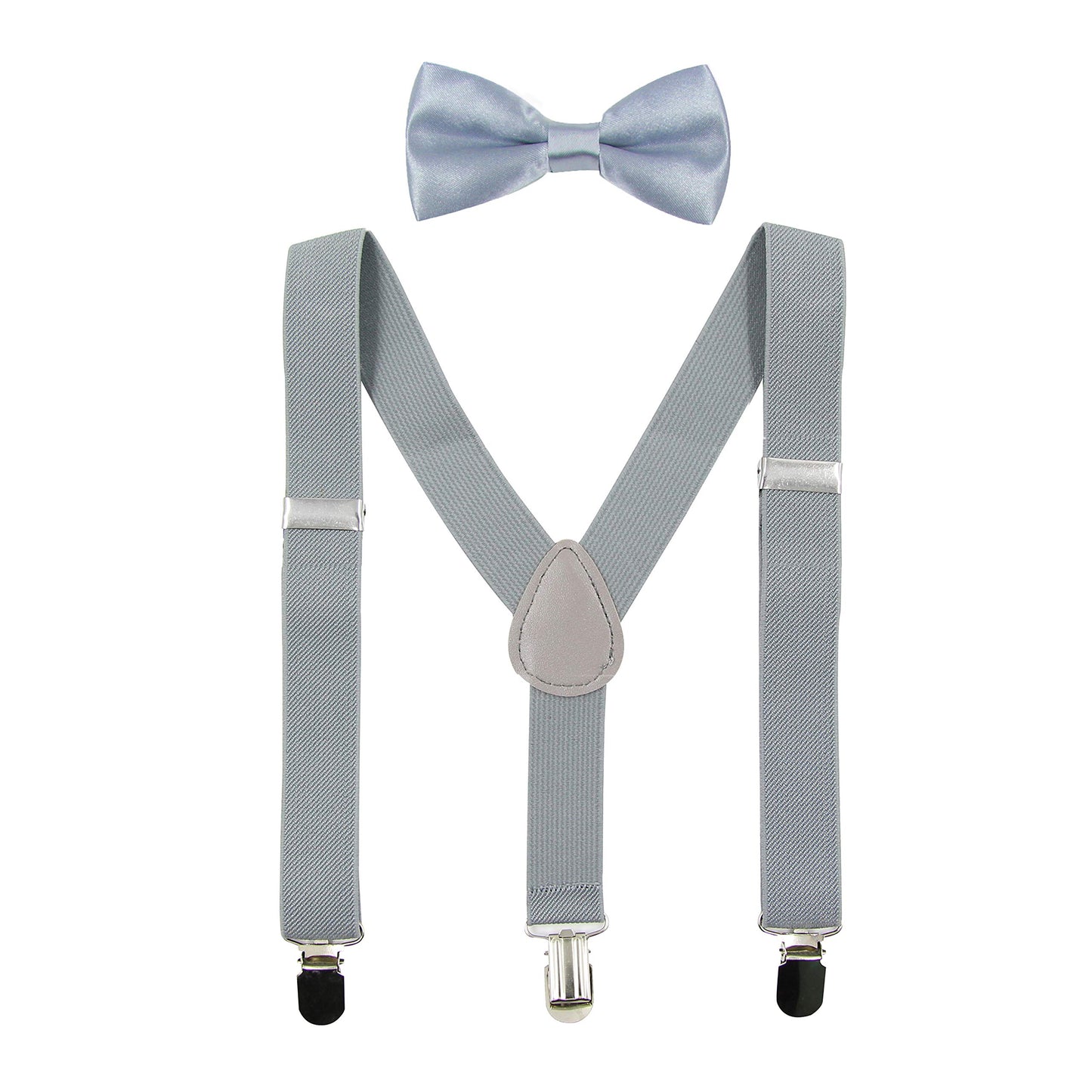 Unisex Jungen Mädchen Hosenträger mit drei Klammern in der Taille