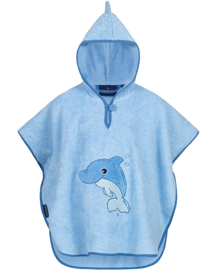 Morgenstern Bath Poncho Children's Baby Girls Boys 100% Cotton Oeko-Tex Baby Bath Towel Hooded Towel Bathrobe Terry Cloth