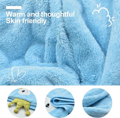 FZSECRIU Pack of 2 80 x 80 cm Hooded Towel Baby, Baby Towel with Hood, Baby Bath Towel, Children's Towel with Hood, Baby Towel Hood, Wash Cloth Baby, Baby Wash Cloth, Baby Gift Boy, Baby Things