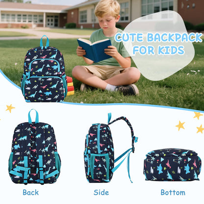 Kinderrucksack für Mädchen 5–8 Jahre, 12L Leichter & Wasserabweisender mit Brustgurt, Perfekt für Vorschule & Grundschule，Regenbogen