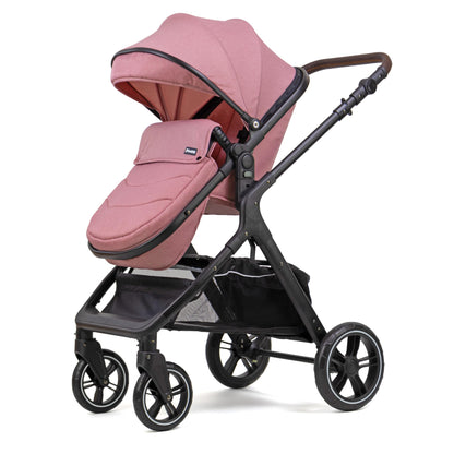 Pixini Nelio Kinderwagen Set 3in1 (dunkelgrau)