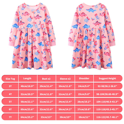 JinBei Mädchen Kleid Baumwolle Rundhals Rüschen Ärmellos Lässige Einhorn Cartoon-Applikationen Blau/Weiße Gestreift Kleidung Kinder Sommer Party Festliches Prinzessin A-Linie Kleider Gr. 98-128