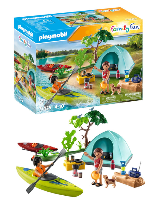 PLAYMOBIL | Family Fun | aufregendes Naturabenteuer am Zeltplatz | Spielzeug für Kinder ab 4 Jahren | 71425