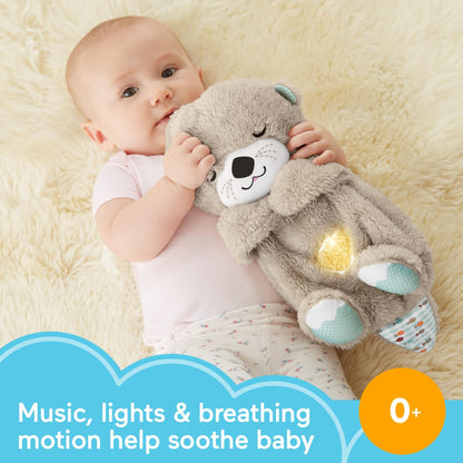 Fisher-Price HBP87 Slumber Koala with Soft Music, Light and Rhythmic Breathing Movements, Koala Cuddly Baby Toy, Night Light with Music for Babies, Baby Equipment for Newborns 0+