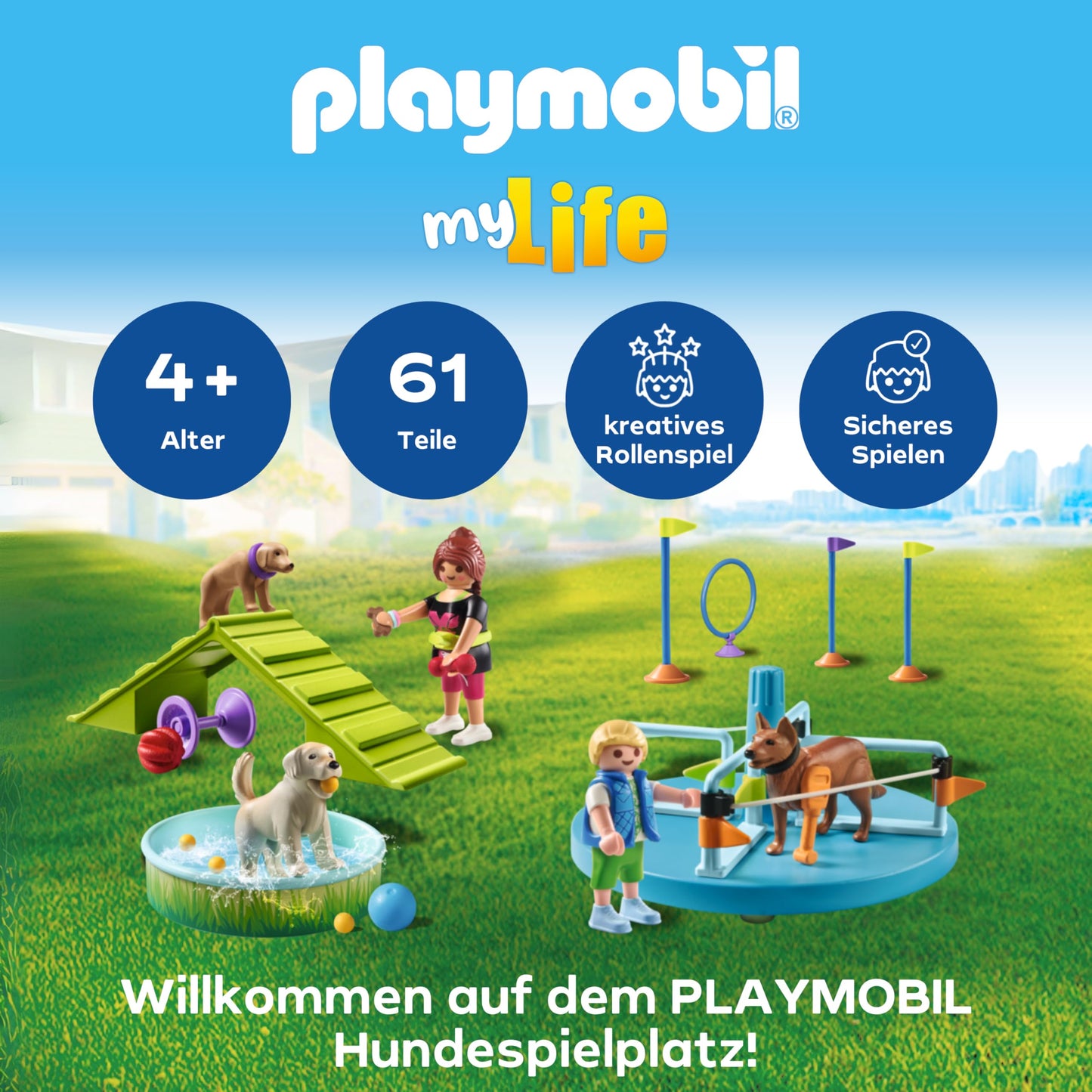 PLAYMOBIL Cat Café Cat Toy Child Animal Figure Set Toy for Children from 4 Years 71744