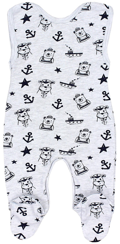 TupTam Baby Unisex Strampler mit Aufdruck Spruch 5er Pack