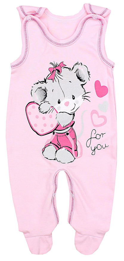 TupTam Unisex Baby Strampler mit Aufdruck 5er Set
