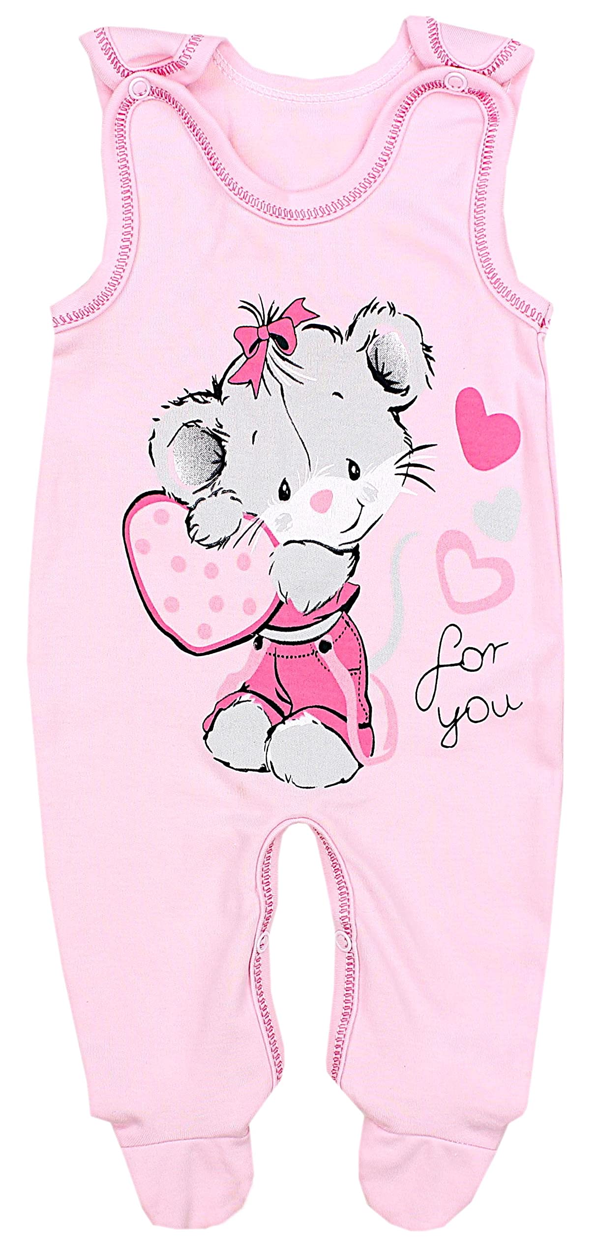TupTam Unisex Baby Strampler mit Aufdruck 5er Set