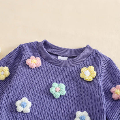Baby Mädchen Kleidung Langarm Top + Hose Zweiteiler Neugeborene Herbst Winter Babykleidung Set Kleinkind Bekleidungssets für 6 Monate-4 Jahre